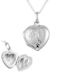 925 Silver Opening Heart Locket