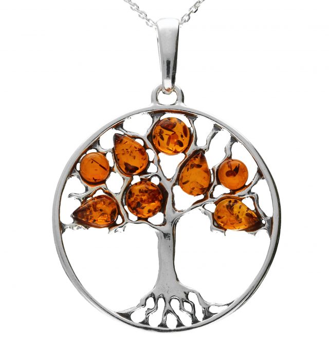 Amber Tree of Life Pendant main image 0