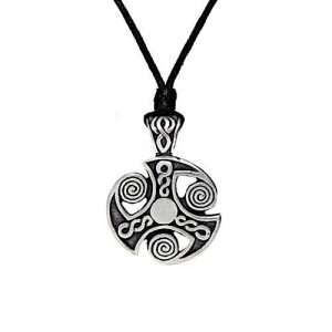 Pewter Destiny Knot Necklace