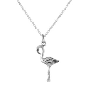 925 Silver Flamingo Pendant