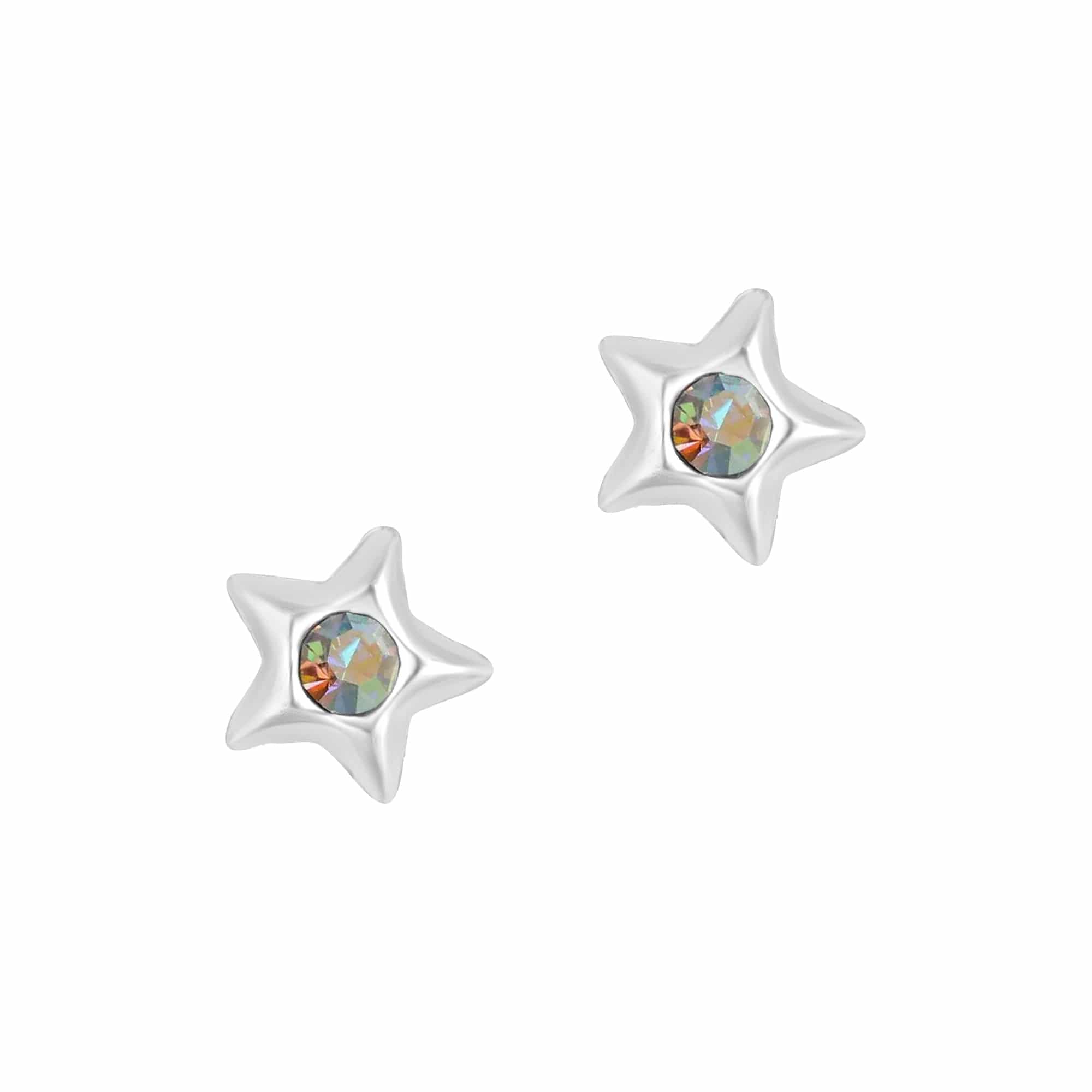 AB Crystal Star Studs
