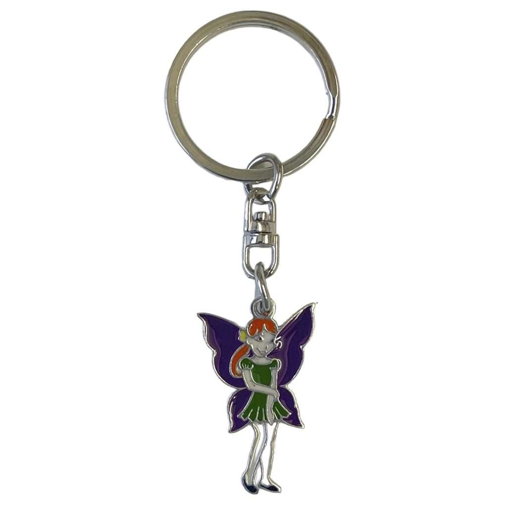 Flora Pewter Fairy Keyring