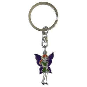 Flora Pewter Fairy Keyring