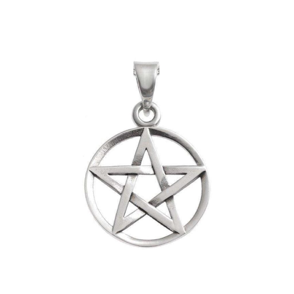 Silver Plated Pentagram Pendant – Anti-Tarnish