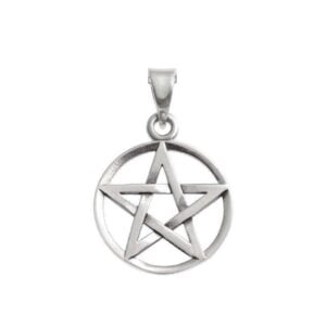 Silver Plated Pentagram Pendant – Anti-Tarnish
